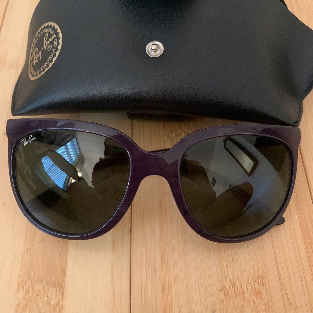 Ray-Ban Dark Purple Sunglasses